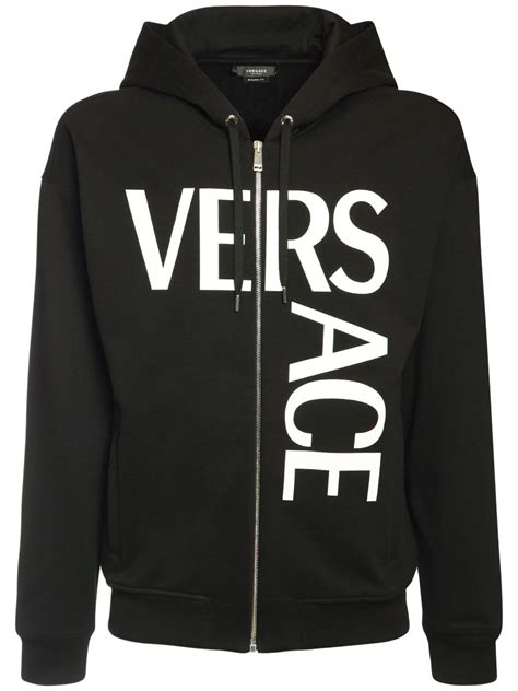 versace collection full zip hoodie|versace hoodie price.